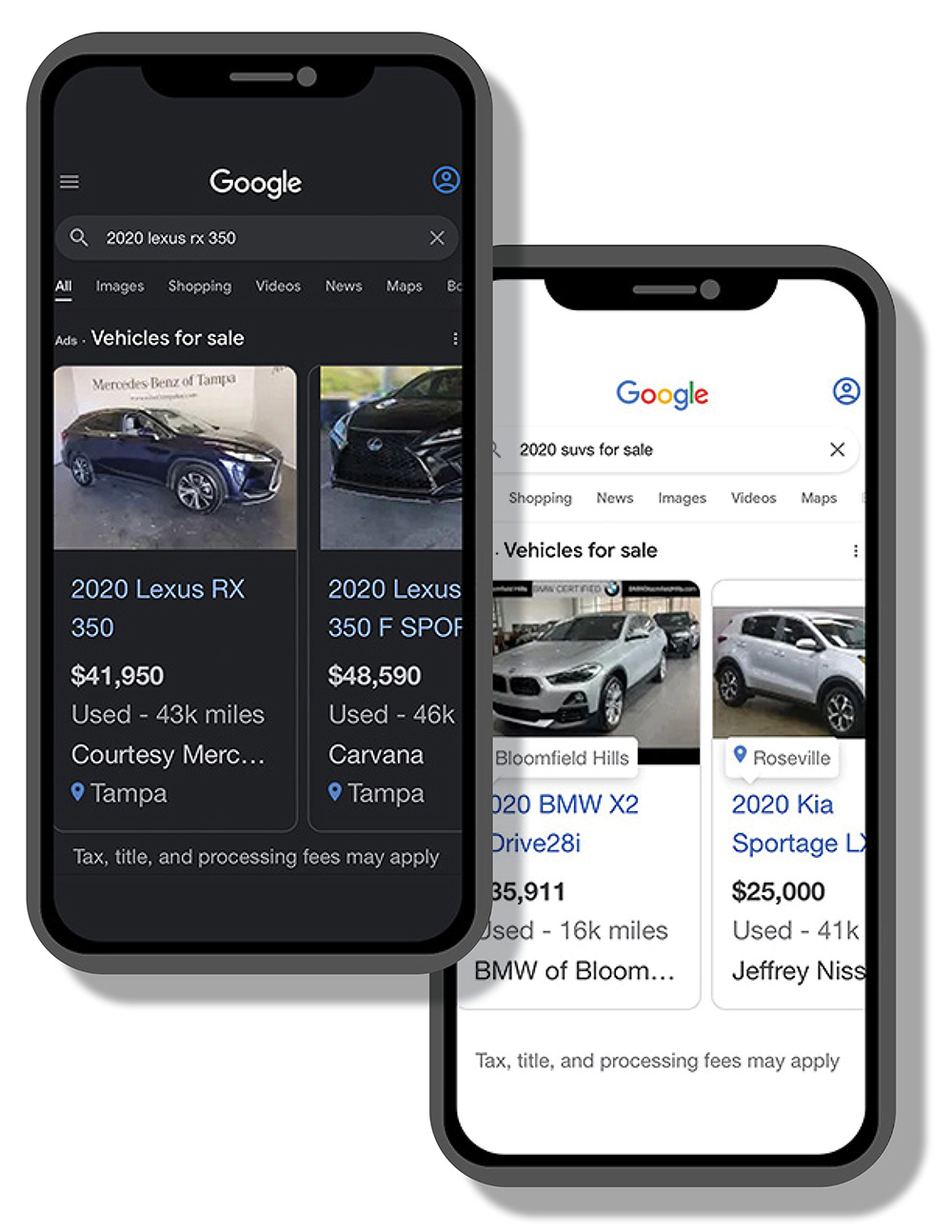 Smartphones Google Vehicles